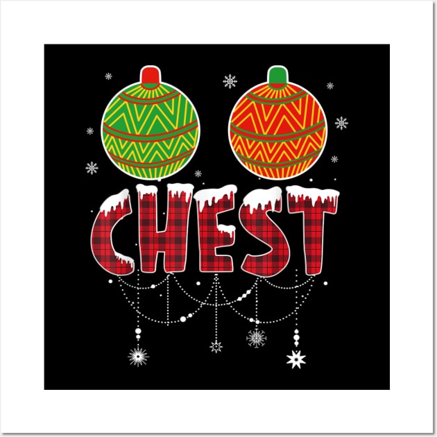 Funny Chest Nuts Couples Christmas Chestnuts Wall Art by fenektuserslda